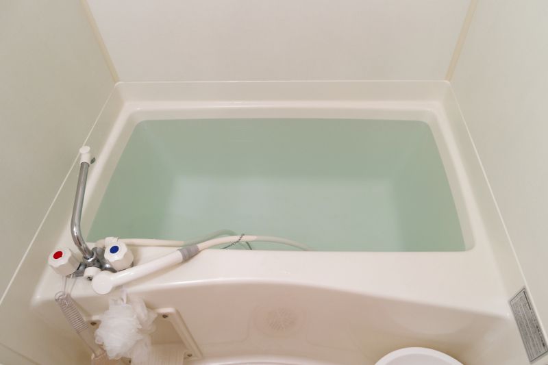 Refinished Bathtub with Accessories